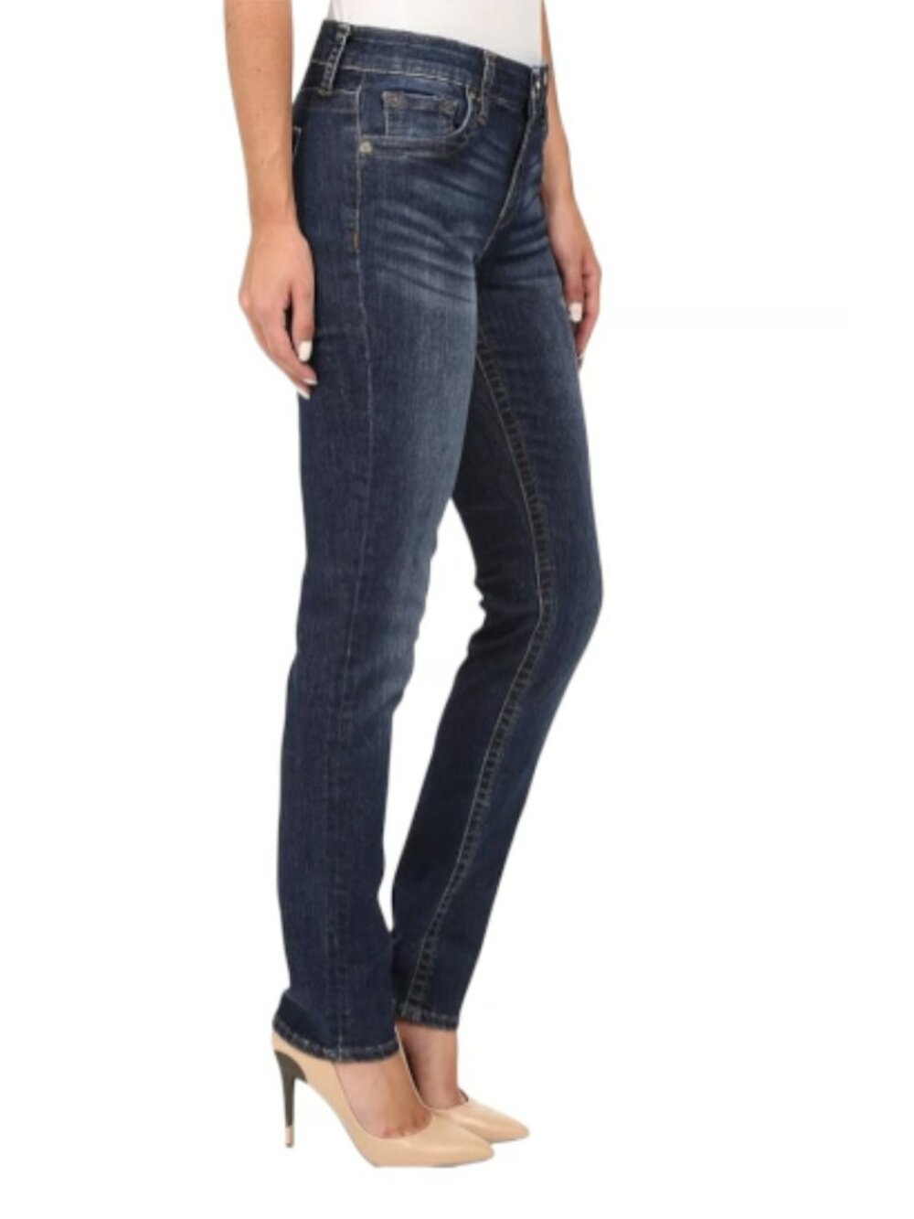 KUT from the Kloth Stevie High Rise Straight Leg Jeans